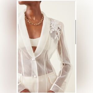 Danielle Frankel Astrid organza blazer